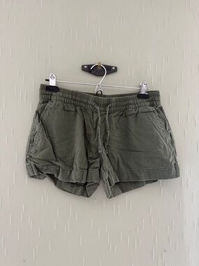 Old Navy Olive Green Drawstring Athletic Shorts